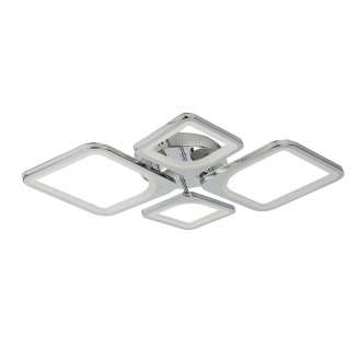 Стельова LED люстра Sunlight 5631/2+2 хром