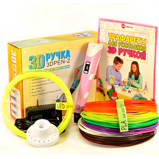3D-ручка Rx-style з набором еко-пластику 79 м та трафаретами (94321964)