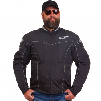 Мотокуртка текстильная с защитой Alpinestars MS-5473 M-44-46 Черный PT1480