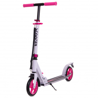 Самокат двухколесный SCOOTER SP-Sport CA-2028 Розовый-белый