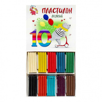 Набір для творчості Пластилін Jumbi КТ 230603 10 кольорів