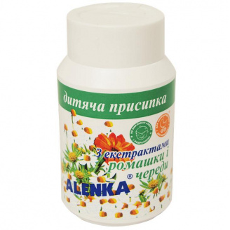 Дитяча присипка Alenka з екстрактом ромашки та череди 75 г (90891343)