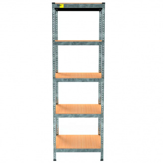 Металевий стелаж Emby Light Series 2100х600x300 мм 5 полиць ДСП до 100 кг 2071520645
