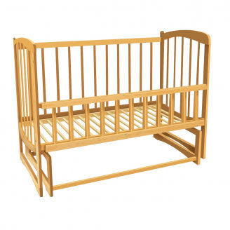 Ліжечко дерев'яне Наталка Комета 120 х 60 см Brown (80598)