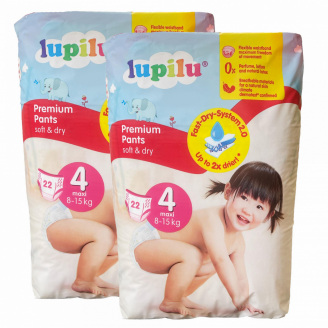 Підгузки-трусики Lupilu Premium 4 Maxi 8-15 кг 44 шт