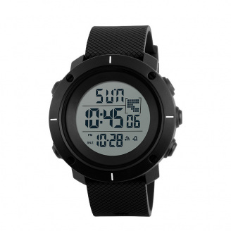 Годинник наручний Skmei 1213 Чорний big size 1213BK (15902-hbr)