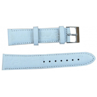 Ремінець для годинника Mykhail Ikhtyar 20 мм Білий (S001-20S white)