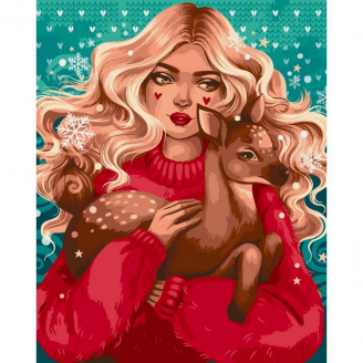 Картина за номерами Зігріте добротою POLLYPOPOP92 Art Craft 10019-AC 40x50 см