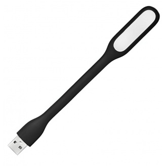 Портативний USB світильник для ноутбука та Power Bank No Brand 169х18х9 мм Чорний (2104618513)