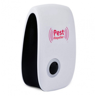 Електронний відлякувач для комах No Brand Pest Repeller 9x3x6 см Біло-чорний (2104618538)