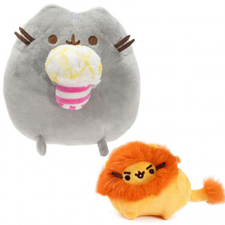 Набір м'яких іграшок 2Life Pusheen cat 12x15 см та 10х7 см v-12253