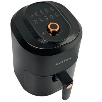 Аерогриль фритюрниця мультипічка Silver Crest 7.5 л 1400 Вт Чорний (hub_agu1on)