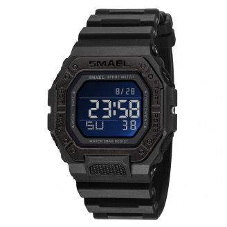 Часы наручные мужские Smael 8059 Black (15196-hbr)