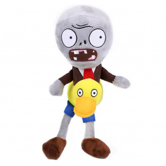 М'яка іграшка Plants vs Zombies зомбі з качкою 30 см Різнокольоровий (952)