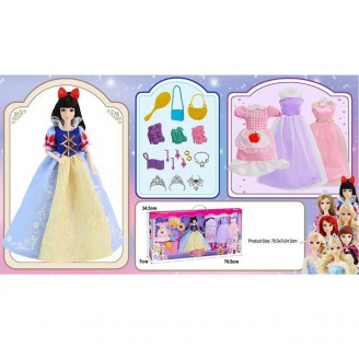 Кукольный набор с гардеробом Princess Белоснежка MIC (91061C)