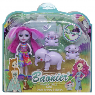 Игровой набор Enchantimals Слоны MiC (8572-6)