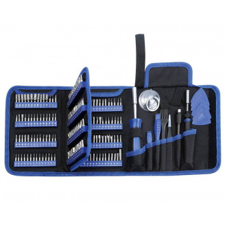 Викрутка з набором біт Inspire KS-840170 170в1 Чорно-синій