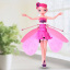 Летающая игрушка сказочная фея с управлении рукой на подставке подиум Beauty Toy Magical Fairy звуковые и световые эффекты Розовая Ніжин