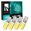 Комплект світлодіодних ламп Napo T10-COB-Silic-B W5W T10 4 шт Білий (2518508314) Михайловка