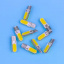 Комплект світлодіодних ламп Napo T10-COB-Silic-B W5W T10 4 шт Білий (2518508314) Михайловка