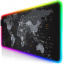 Геймерський килимок з підсвічуванням для миші Feel Fit RGB 800x300x3 мм Чорний (2131) Оріхів