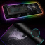 Геймерський килимок з підсвічуванням для миші Feel Fit RGB 800x300x3 мм Чорний (2131) Оріхів