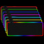 Геймерський килимок з підсвічуванням для миші Feel Fit RGB 800x300x3 мм Чорний (2131) Оріхів