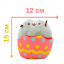 Комплект м'яких іграшок2Life Pusheen cat 12х15 см/10х7 см v-12467 Славута