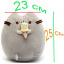М'яка іграшка 2Life Pusheen cat 23х25 см Сірий (v-11279) Ковель