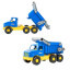 Дитяча машина Tigres Мусоровоз City Truck 39х19х25 см Жовто-блакитний (102159) Якимівка