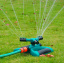 Автоматична зрошувальна система поливу OPT-TOP Lawn Sprinkler розпилювач для газонів і саду Зелено-чорний (2104618554) Косов