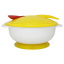 Тарілка на присосці з термоложкою та кришкою Mega Zayka MGZ-0101 (Yellow) 250 мл Кам'янка-Дніпровська