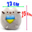 Комплект S&T М'яка іграшка Pusheen cat та слинявчик 3Д Білка (vol-10576) Фастів