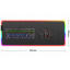 Килимок для ігрової миші та клавіатури з підсвічуванням Feel Fit RGB 80x30 см Чорний (21121) Володарськ-Волинський