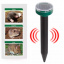 Ультразвуковий відлякувач кротів, гризунів та змій Solar Rodent Repeller на сонячних батареях Братське