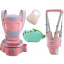 Хипсит Baby Carrier эрго-рюкзак кенгуру переноска 6 в 1 игрушка Пушин кот Дракон (vol-1890) Розовый Ужгород