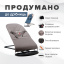 Шезлонг-гойдалка BABY Balance Soft SBT Group Темно-сірий (BBS-02-00) Київ