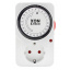 Розетка з таймером електро-механічна добова XON E-Tech SwitchTimer X232 16А 230В Білий (XSTLB012415W 7300) Володарск-Волынский