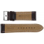 Ремінець для годинника Mykhail Ikhtyar шкіряний 24 мм Темно-коричневий (S529-24S dark brown) Броди