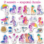 Набор магнитов My Little Pony Друзья Magdum МЕ 5031-22 Львов