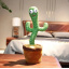 Танцюючий та співаючий кактус OPT-TOP Dancing Cactus на 120 пісень з підсвічуванням Зелений (1756374515) Вінниця