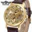 Наручний годинник жіночий Winner Gold Brown Золотий (844) Черкаси