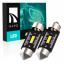 Комплект світлодіодних ламп Napo LED SJ-7020-1SMD-CANBUS 36mm C5W C10W 2 шт Білий (2530563300) Обухов