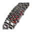Годинник-браслет Led Watch Iron Samurai, Чорний з червоними світлодіодами ( IBW012BR ) Київ