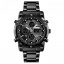Чоловічий наручний годинник Skmei Molot Limited AllBlack Чорний Рівне