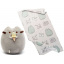 Комплект 2Life М'яка іграшка Pusheen cat 12х15 см та рушник 50х100 см v-12445 Кушугум