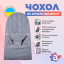 Змінний чохол SBT group на шезлонг Baby Bjorn Balance Soft колосок бавовна Сірий (BBS-00-18) Ворожба