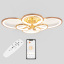 Стельова LED люстра Sunlight 5332/2+2+2 Gold Ясногородка