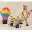 3D Ручка Smart Pro 3D Pen з РК-дисплеєм Набір Еко пластика 49м Трафарети Жовта Курень