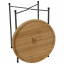 Стіл Bo-Camp Carnaby M 360х320х320 мм Bamboo Чорно-коричневий (1404322) Кам'янське